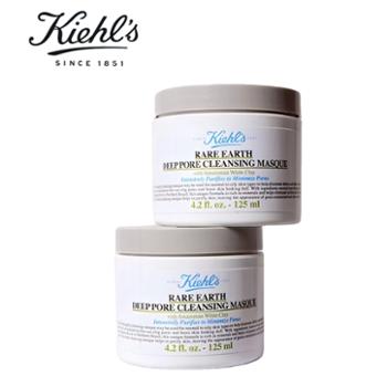 科颜氏/KIEHL’S 亚马逊白泥泥膜 清洁面膜 2瓶*125ml/瓶