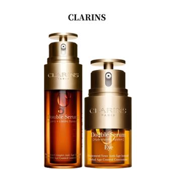 娇韵诗 双萃精华50ml/瓶+双萃眼霜20ml/瓶 黑眼圈救星