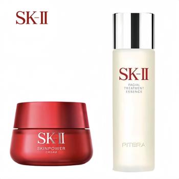 SK-II 赋能焕采精华霜大红瓶面霜80g+神仙水230ml