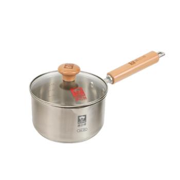 康巴赫316不锈钢奶锅不粘辅食锅炉灶通用0涂层健康奶锅