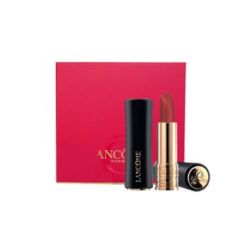 兰蔻 菁纯丝绒雾面唇膏#196朱砂橘 3.4g 礼盒装 生日七夕礼物